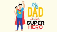 Superhero Dad Facebook Event Cover Design