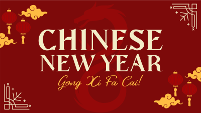 New Year Lanterns Facebook event cover Image Preview