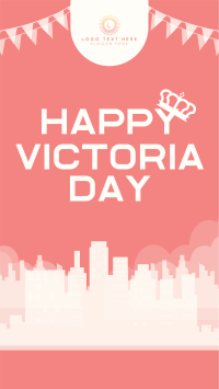 Celebrating Victoria Day Facebook Story Design