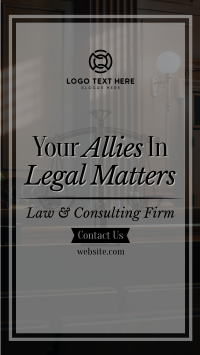 Law Consulting Firm Instagram reel Image Preview