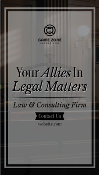 Law Consulting Firm Instagram Reel Image Preview