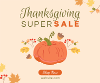Thanksgiving Pumpkin Sale Facebook post Image Preview