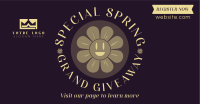 Spring Giveaway Facebook Ad Design
