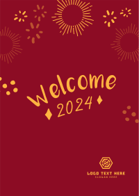 New Year Fireworks 2022 Poster Design