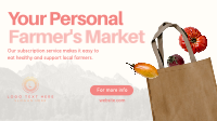 Organic Produce Delivery Minimalist Animation Preview
