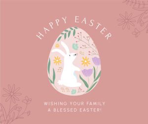 Decorative Easter Egg Facebook post Image Preview
