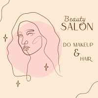 Beauty Salon Branding Instagram post Image Preview