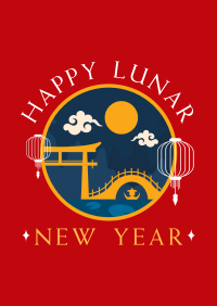 Happy Lunar Year Poster Image Preview