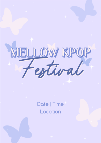 Mellow Kpop Fest Poster Design