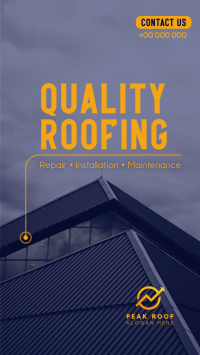 Quality Roofing TikTok Video Image Preview