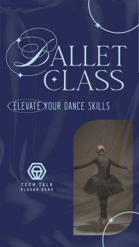 Elegant Ballet Class Facebook story Image Preview