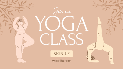 Zen Yoga Class Facebook event cover Image Preview