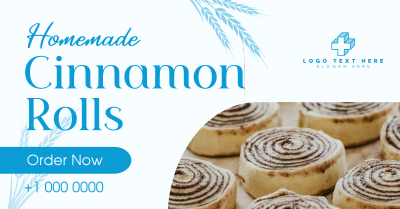 Homemade Cinnamon Rolls Facebook ad Image Preview