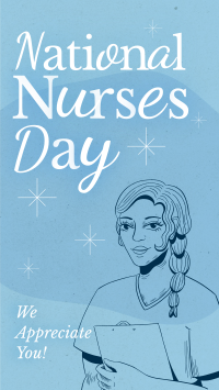 Midcentury Nurses' Day TikTok video Image Preview
