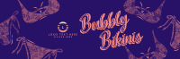 Bubbly Bikinis Twitter Header Design