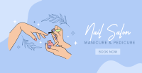 Beautiful Nail Salon Facebook Ad Design