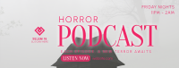 Horror Podcast Facebook cover Image Preview