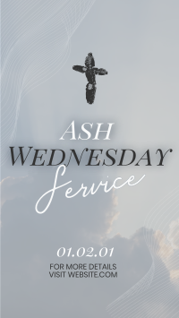 Cloudy Ash Wednesday  Instagram Story Preview