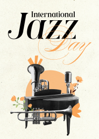 Modern International Jazz Day Flyer Image Preview