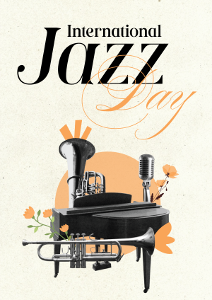 Modern International Jazz Day Flyer Image Preview