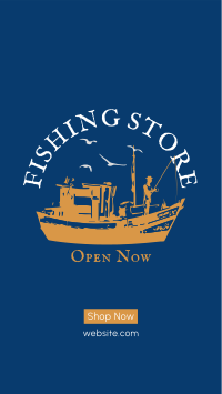 Fishing Store Facebook story Image Preview