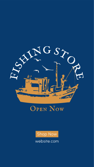 Fishing Store Facebook story Image Preview