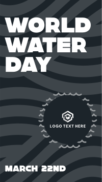 World Water Day Waves Video Image Preview