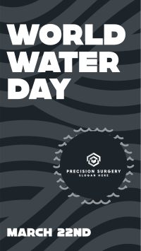 World Water Day Waves TikTok Video Image Preview