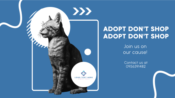 Pet Adoption Advocacy Facebook Event Cover Design Image Preview