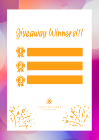Feminine Giveaway Winners  Flyer Image Preview