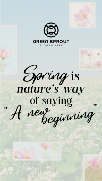 Spring Quote TikTok Video Image Preview