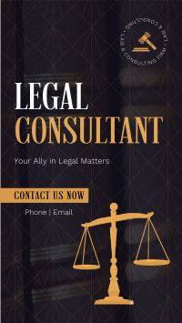 Corporate Legal Consultant Facebook story Image Preview