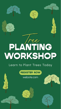 Tree Planting Workshop Instagram reel Image Preview