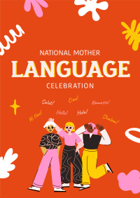 Celebrate Mother Language Day Poster Image Preview