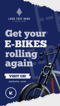 Rolling E-bikes Instagram Story Design