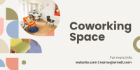 Coworking Space Shapes Twitter post Image Preview