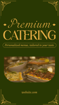 Premium Catering TikTok Video Preview