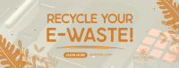 Recycle your E-waste Facebook Cover Design