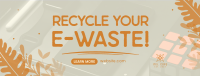 Recycle your E-waste Facebook Cover Image Preview