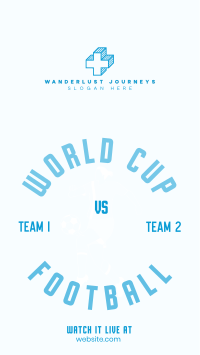 Football World Cup Tournament Facebook story Image Preview