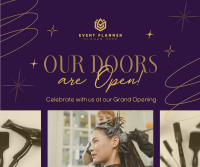 Grand Opening Salon Facebook Post Design