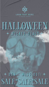 Halloween Sale TikTok Video Design