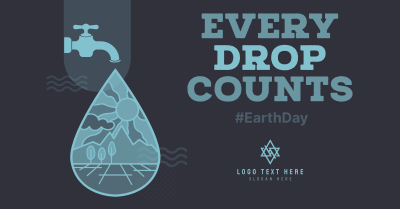 Every Drop Counts Facebook ad Image Preview