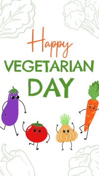 Veggie Party Fun! TikTok Video Design