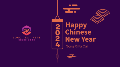 Chinese New Year Ornament Facebook event cover Image Preview