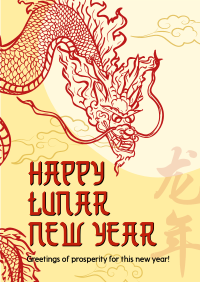 Prosperous Lunar New Year Flyer Image Preview