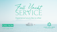 Serene Yacht Services Facebook Event Cover Design