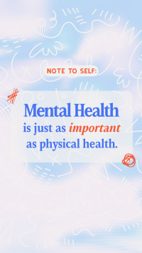 Mental Health Quote Instagram Reel Design