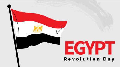 Egypt Flag Brush Facebook event cover Image Preview