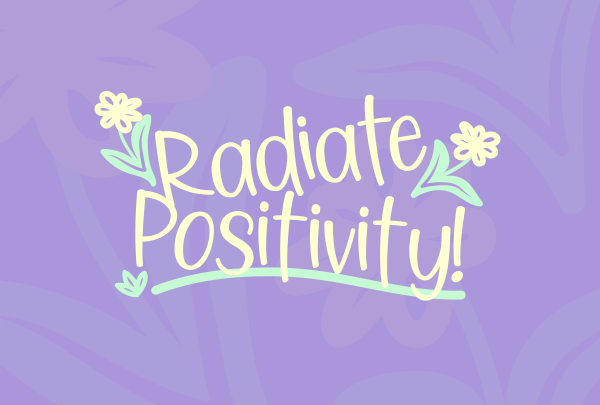 Radiate Positivity Pinterest Cover Design Image Preview